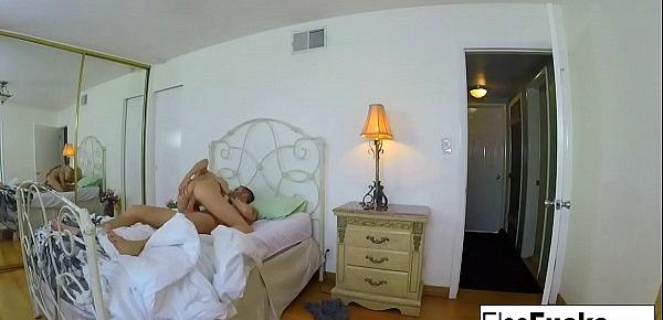 Elsa Jean gets woken up for a creampie